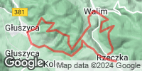 Track GPS MTB Sudety, Żółty szlak Walim - Głuszyca